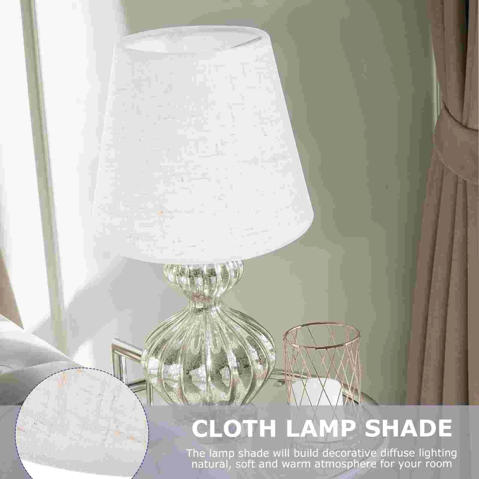 Clip Bulb Lampshade Clip-on Accessory for Linen Ceiling Cloth Light Decorative