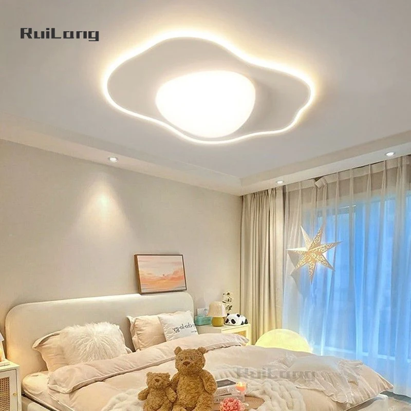 

Baby Room Ceiling Light Cloud Moon Design Creative White Chandelier for Kids Room Girl Boy Nursery Children Bedroom Lamp Plafon