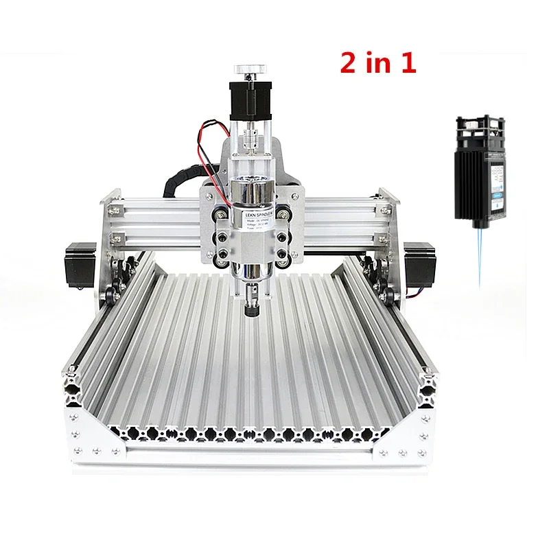 Disassembled Pack DIY 2030 Mini CNC Router Engraver Engraving Machine 500Mw 2500mW 2 In 1