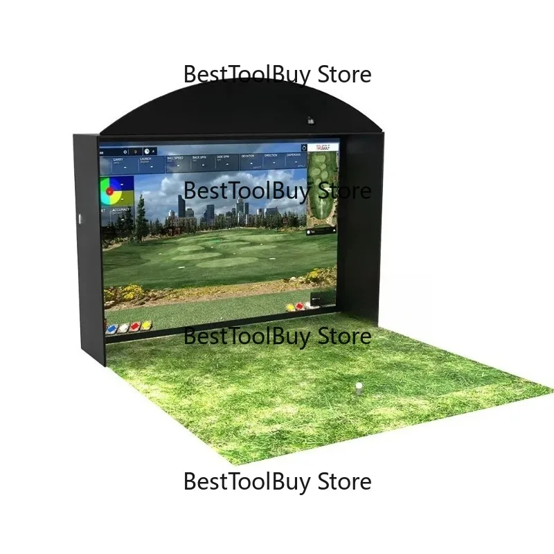 

Customized Golf Hitting Cage Golf Simulator Enclosures Accessories for Home
