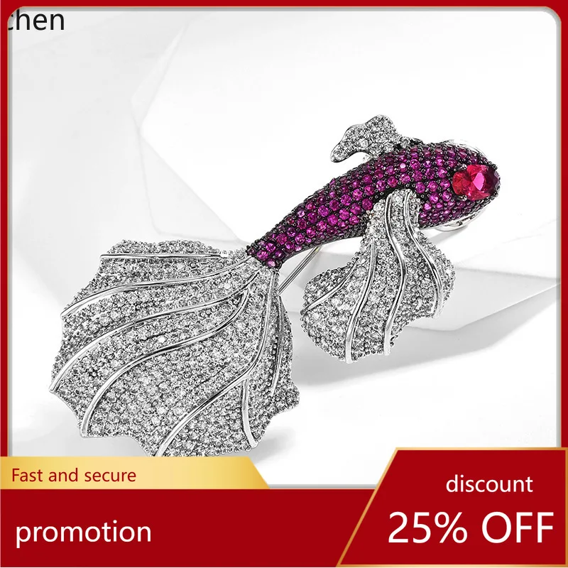 

ZML Elegant Brooch for Women, Suit Coat Pin, High-end Holiday Gift