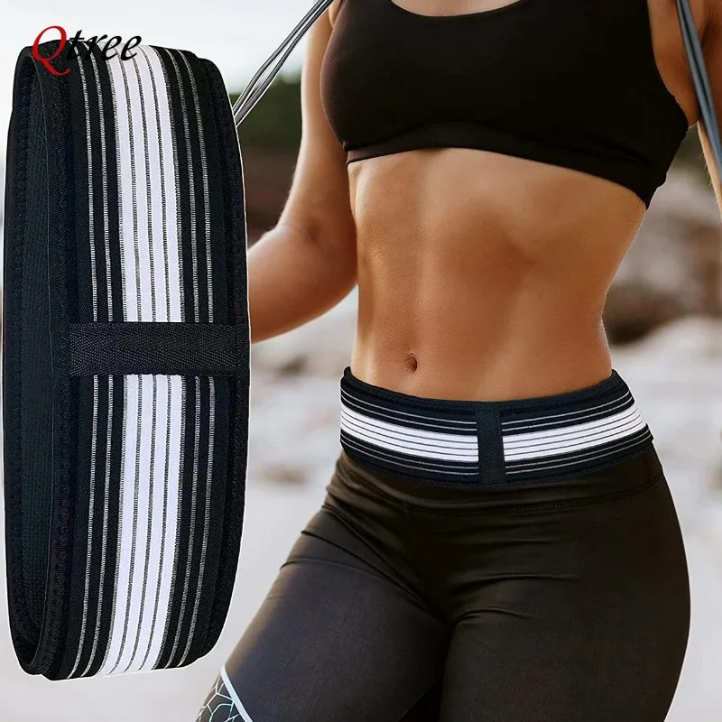 

Qtree Women Waist Trainer Slimming Wrap Body Shaper Belly Cincher Shapewear Slim Trimmer Belt Support Corset Tummy Control Bands