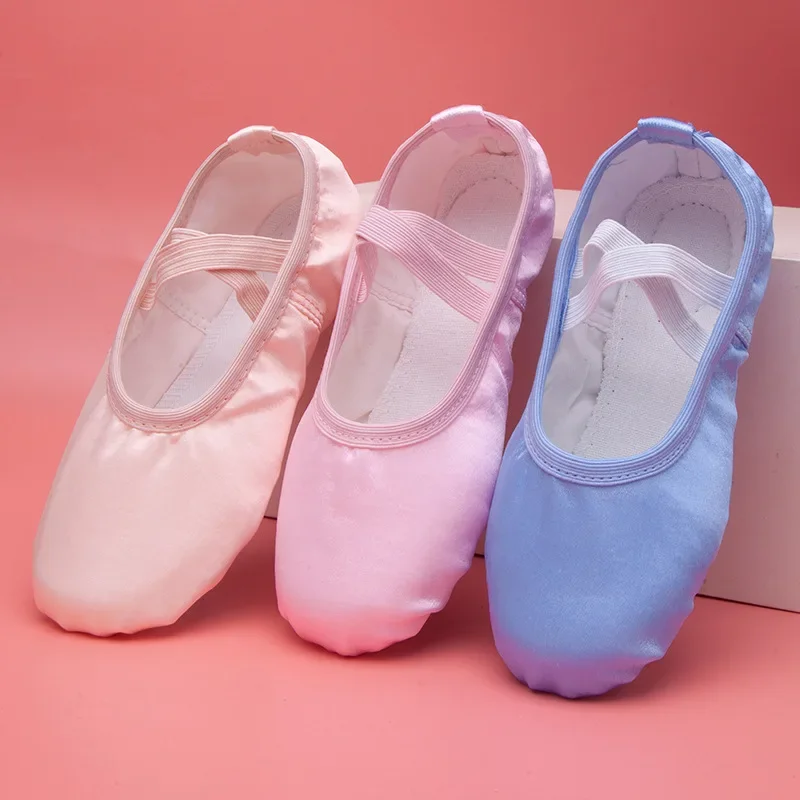 Reine Satin Rosa Flesh Blau Farbe Von Kind 23 Zu Frauen 43 Mädchen Kinder Pointe Schuhe Dance Hausschuhe Ballerina Praxis ballett Schuh