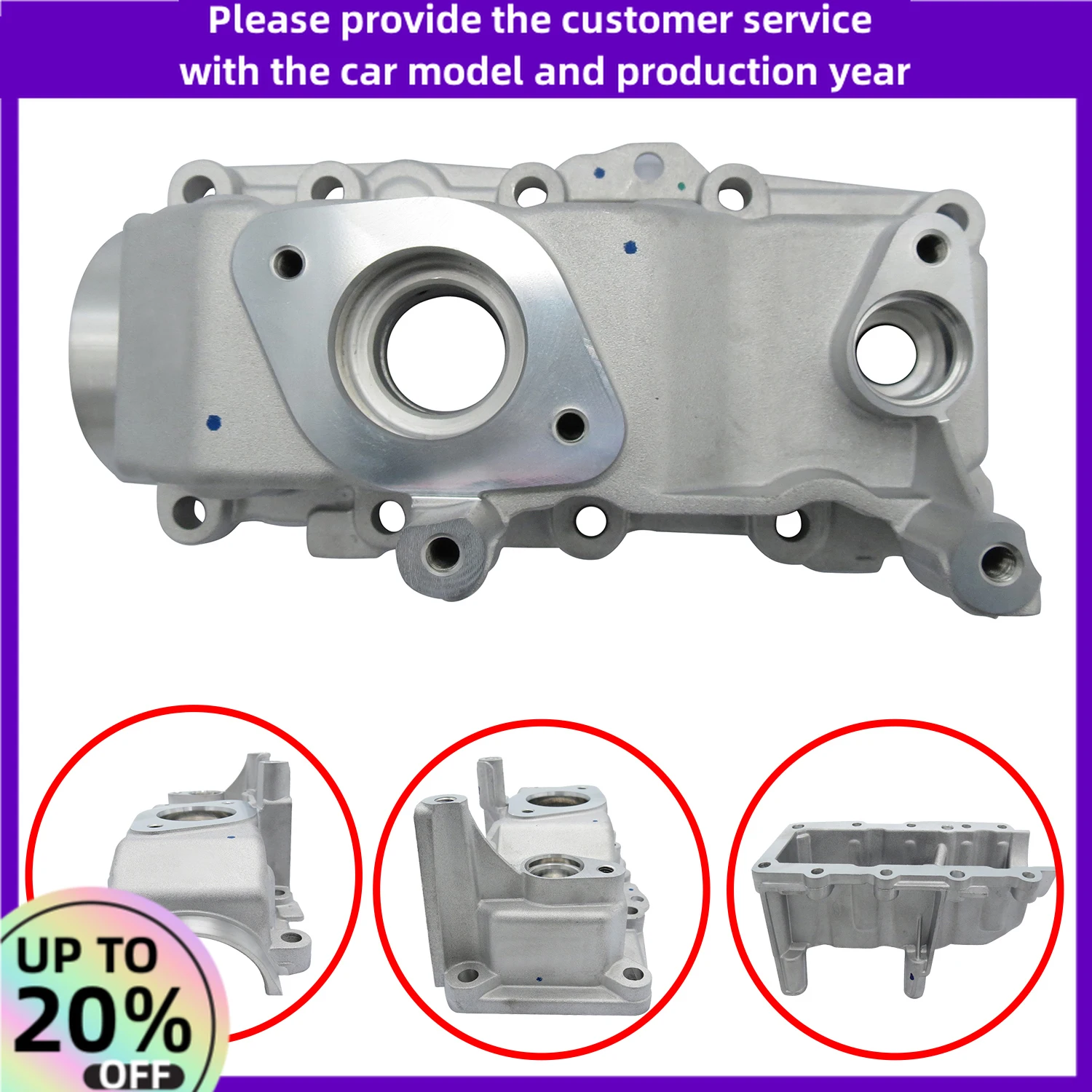 

Fuel injection pump Oil Pump Bracket housing 1.5 T For Ford Escape 2013 - 2019 Kuga 2013- Mondeo 2014- DS7G9346CD 1872630