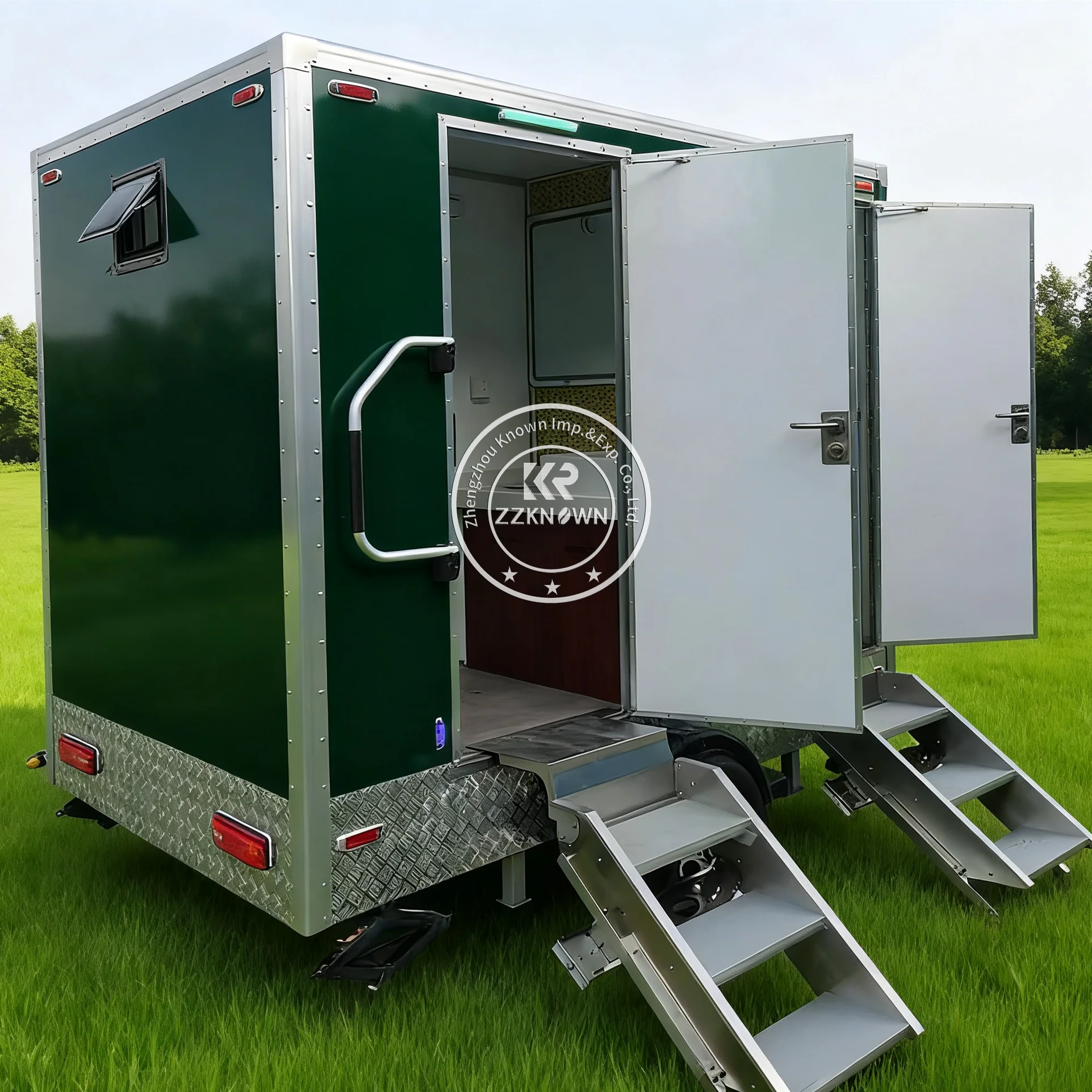 Remolque de inodoro móvil de alta calidad, WC portátil, baño público, remolque de baño de lujo para eventos pequeños