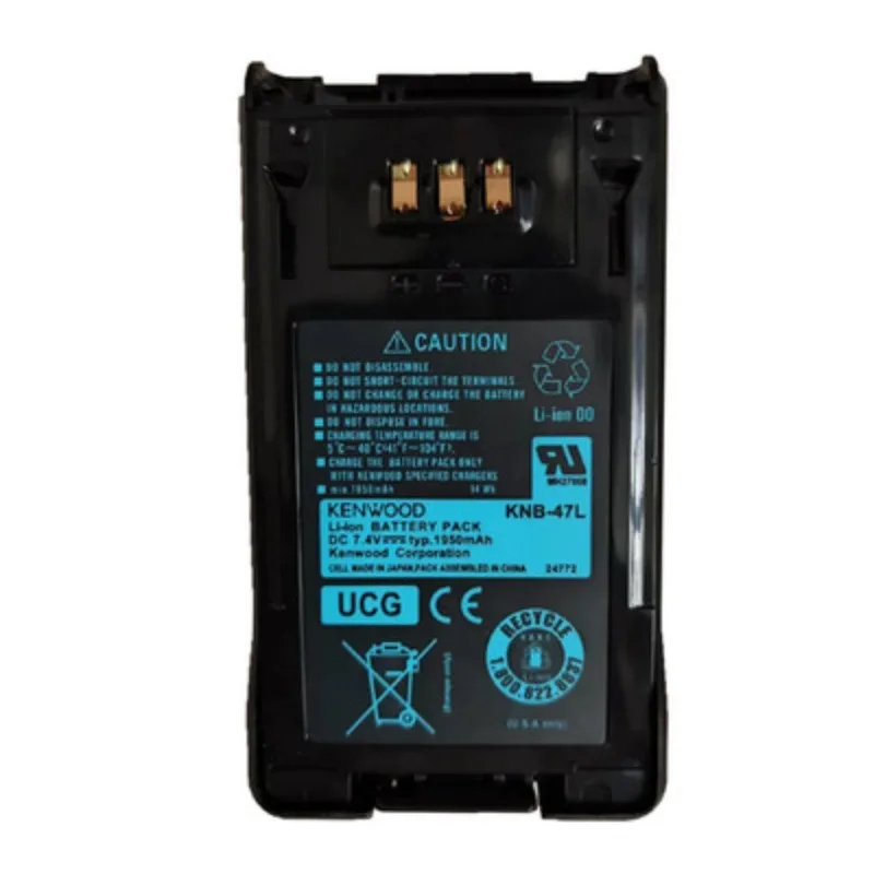 

Тонкая батарея KNB-47L 1950 мАч для радиостанций Kenwood NX-200, NX-300, NX210G, NX200G