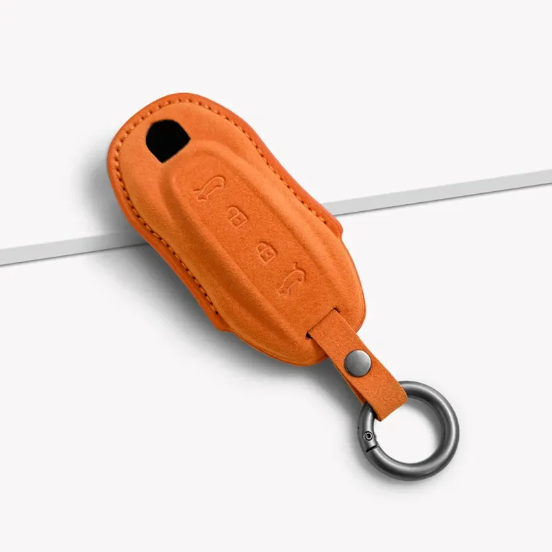 for Porsche Macan EV Key Protective Cover Full Protection Case with Ring Compatible with 24 Models and 25 Versions