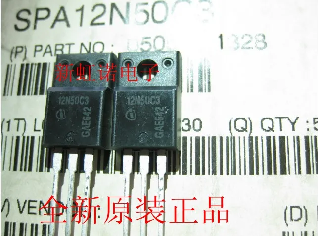 5 sztuk/partia nowy oryginalny SPA12N50C3 12N50C3 trioda układ scalony dobrej jakości w magazynie