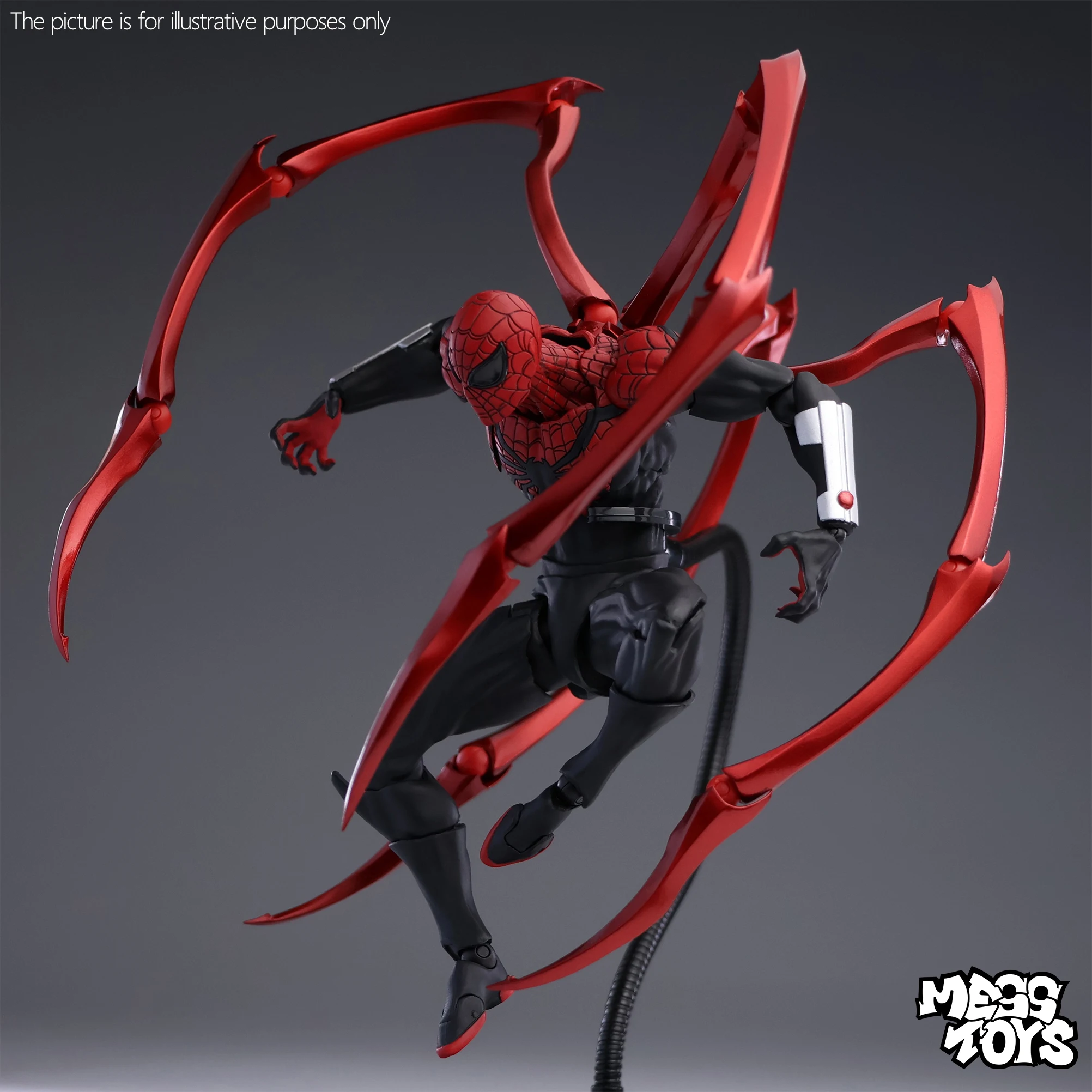 MessToys Superior Spiderman Figure Mess Toys Kaine Parker Spider
