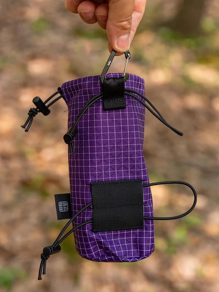 UHMWPE Water Bottle Pouch Backpack Accessories Outdoor Lightweight Arm Pouch Hiking Climbing Gear Molle Cash Phone Storage Bag