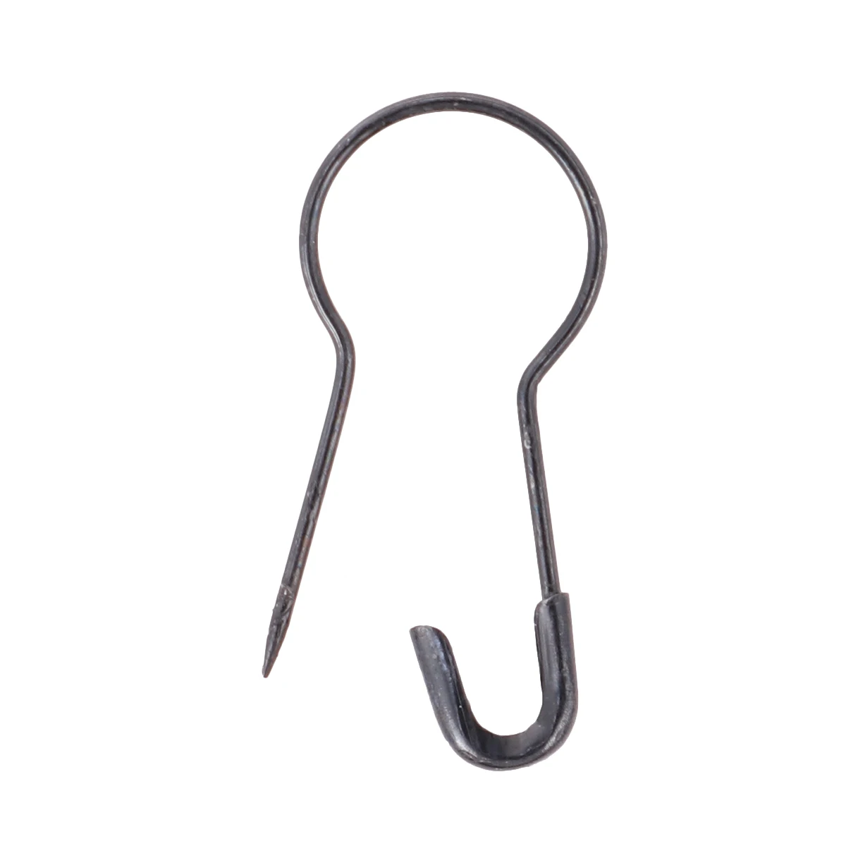 400 Buah Set Label Plastik Pin Labu Tempat ID Label Gantung PVC Kuno Hitam