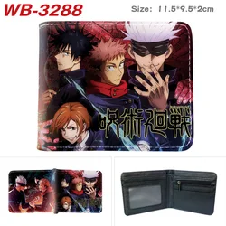 Jujutsu Kaisen Cartoon Short Wallet Anime Coin Purse with Card Holder