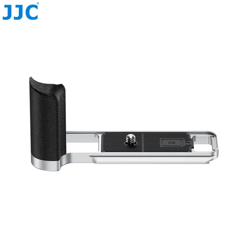 Empuñadura de Metal JJC para cámara sin espejo Fujifilm X-E5, empuñadura antideslizante con ranura para tarjeta SD, empuñadura de soporte L con Arca Swiss