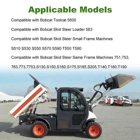 6735884 6711698 Drive Belt Tensioner Pulley For Bobcat Skid Steer Loader Replacement for 6668114 6704391 10 best sales belt tensioner pulley - №1