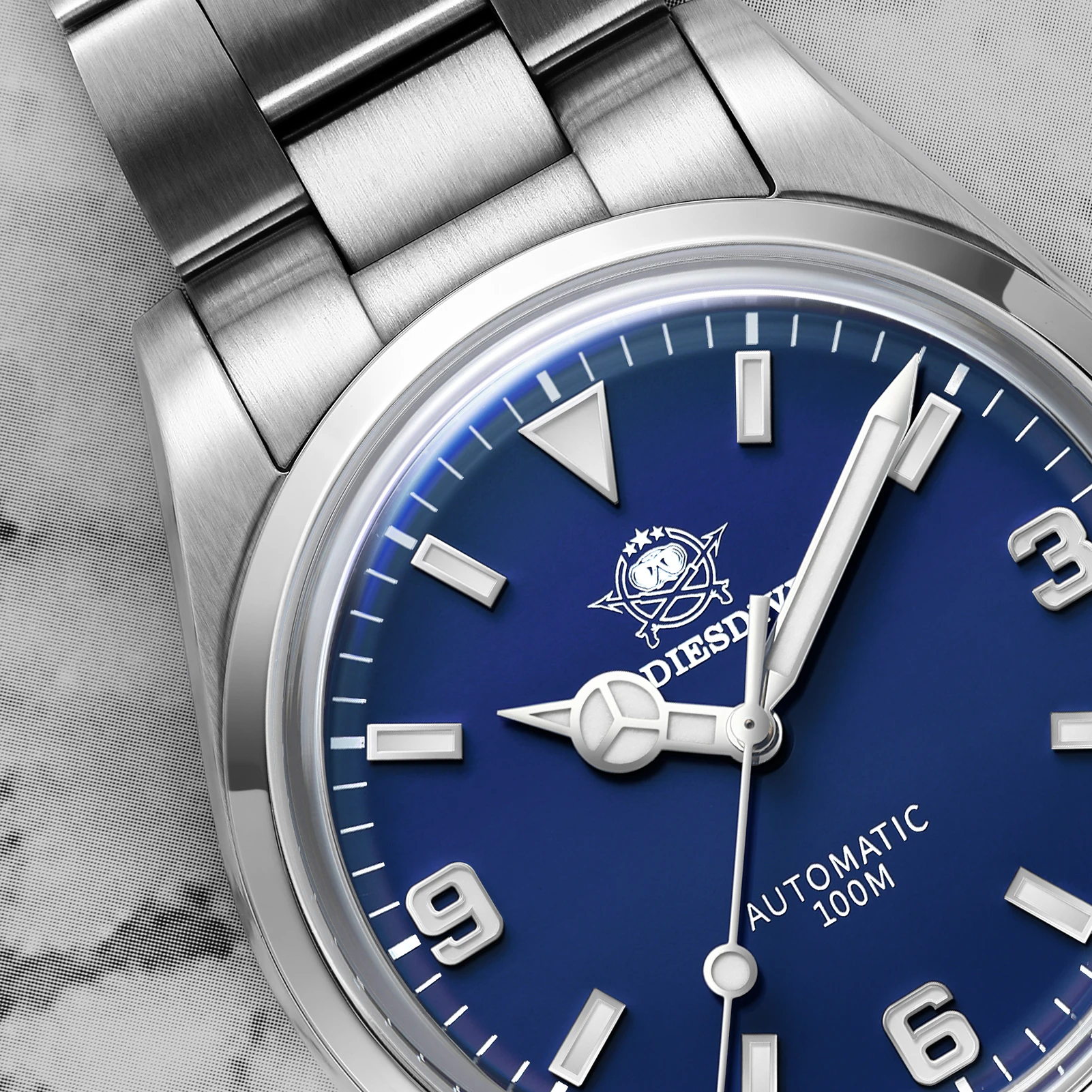 ADDIESDIVE Лучший бренд NH35 Автоматические механические часы AD2112 Сапфировое стекло 100 м Стальные часы для дайвинга BUSINESS Relogios Masculino