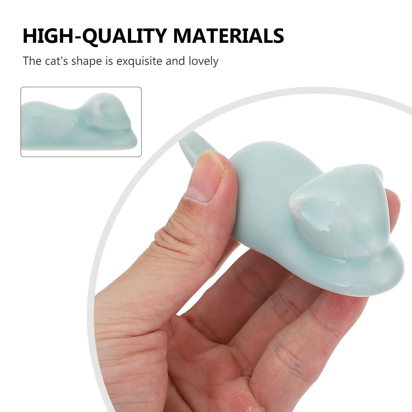 

Ceramic Brush Pen Holder Sturdy Calligraphy Pen Rack for Painting Writing Brush Support Calligraphy Paper Weight Desk Organizer