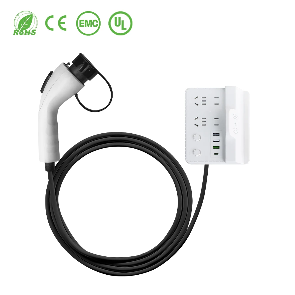 E-mingze Promotional Ev Charger 3.5 Kw Ev Charger Board Portable Ev Car Charger