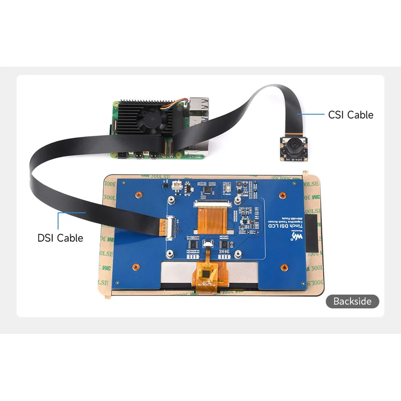 Pi5 DSI FPC Flexible Cable 22Pin To 15Pin Options 200 / 300 / 500mm for Raspberry Pi 5