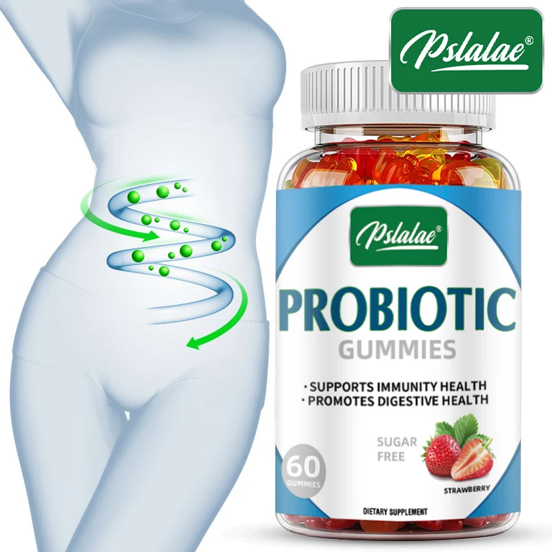 Probiotic Gummies Support The Immune System Promote Health and Digestive BalanceVegan Non-GMO Gummies