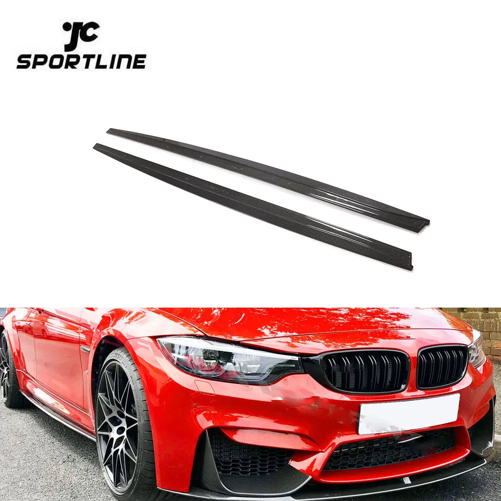 

JCSportline Carbon Fiber F80 M3 Side Skirts Splitter For BMW 3 Series F80 M3 Base Sedan 4-Door 2014-2019