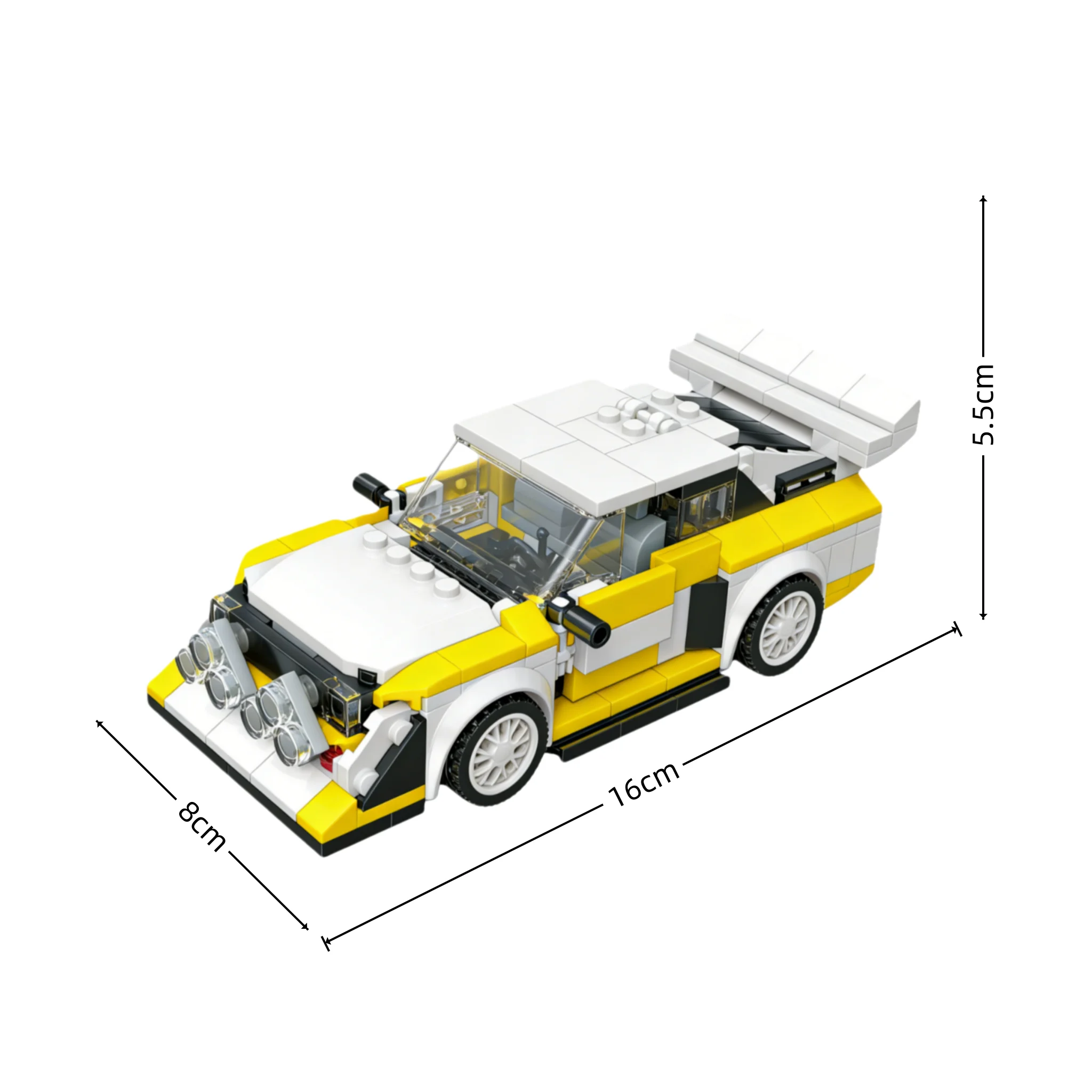 Classic Yellow & White Racing - đánh giá và giá Model Kit Manual