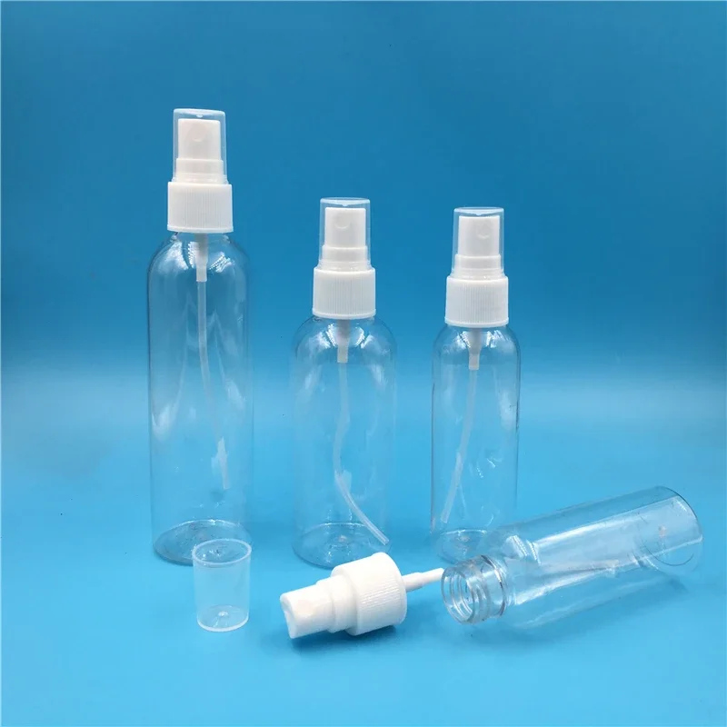 10ml 20ml 30ml 50ml 60ml 100ml 120ml 200ml Plastic Spray Bottle Empty Cosmetic Perfume Toners Water Refillable Container