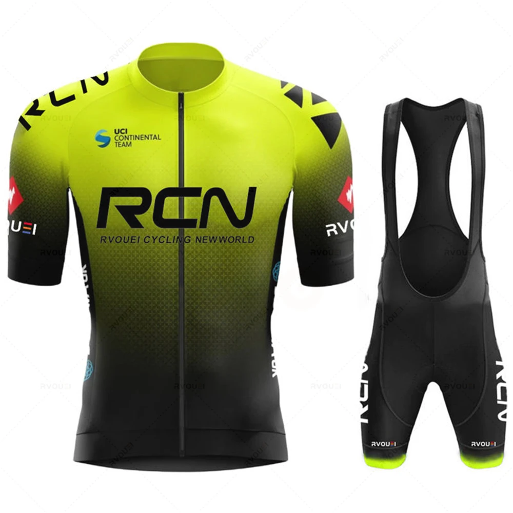 Rcn Cycling jersey Sets 2023 Men\'s Cycling Clothing Summer Short Sleeve MTB Bike Suit Bicycle Bike Clothes Ropa Ciclismo Hombre