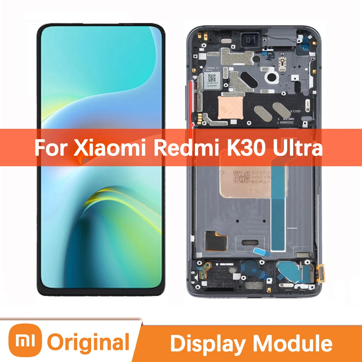 100% Original AMOLED Screen For Xiaomi Redmi K30 Ultra Display Touch Panel Screen Digitizer Repair Parts M2006J10C Mi Assembly