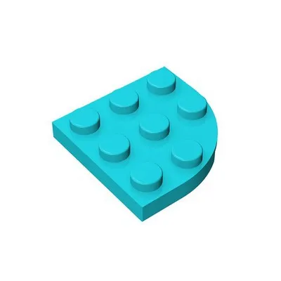 

Конструктор 3x3: Изогнутая пластина, мелкие детали 30357, основание для сцен, доска с закругленными углами, MOC, развивающая игрушка, аксессуары для DIY