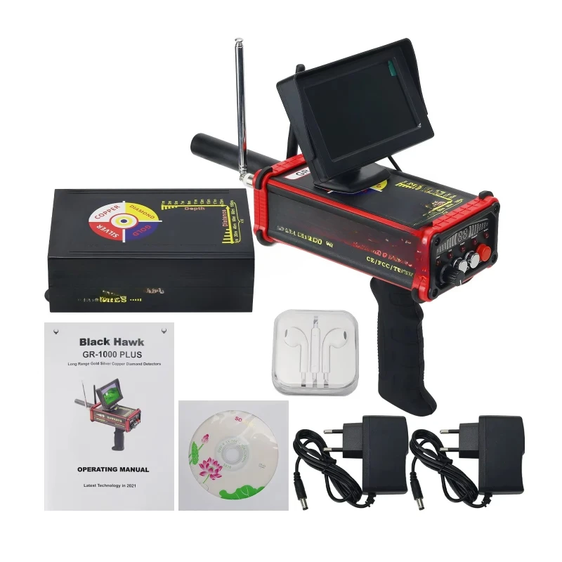 

Plus Gold Detector Remote Treasure Hunter Gold Detector Metal Detector with Screen