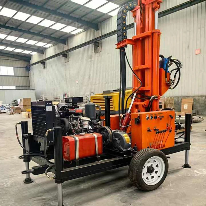 

180m Rig Depth Small Multi Functional Drill Rig Household Drilling Machines Diesel Engine Well Drilling Rig