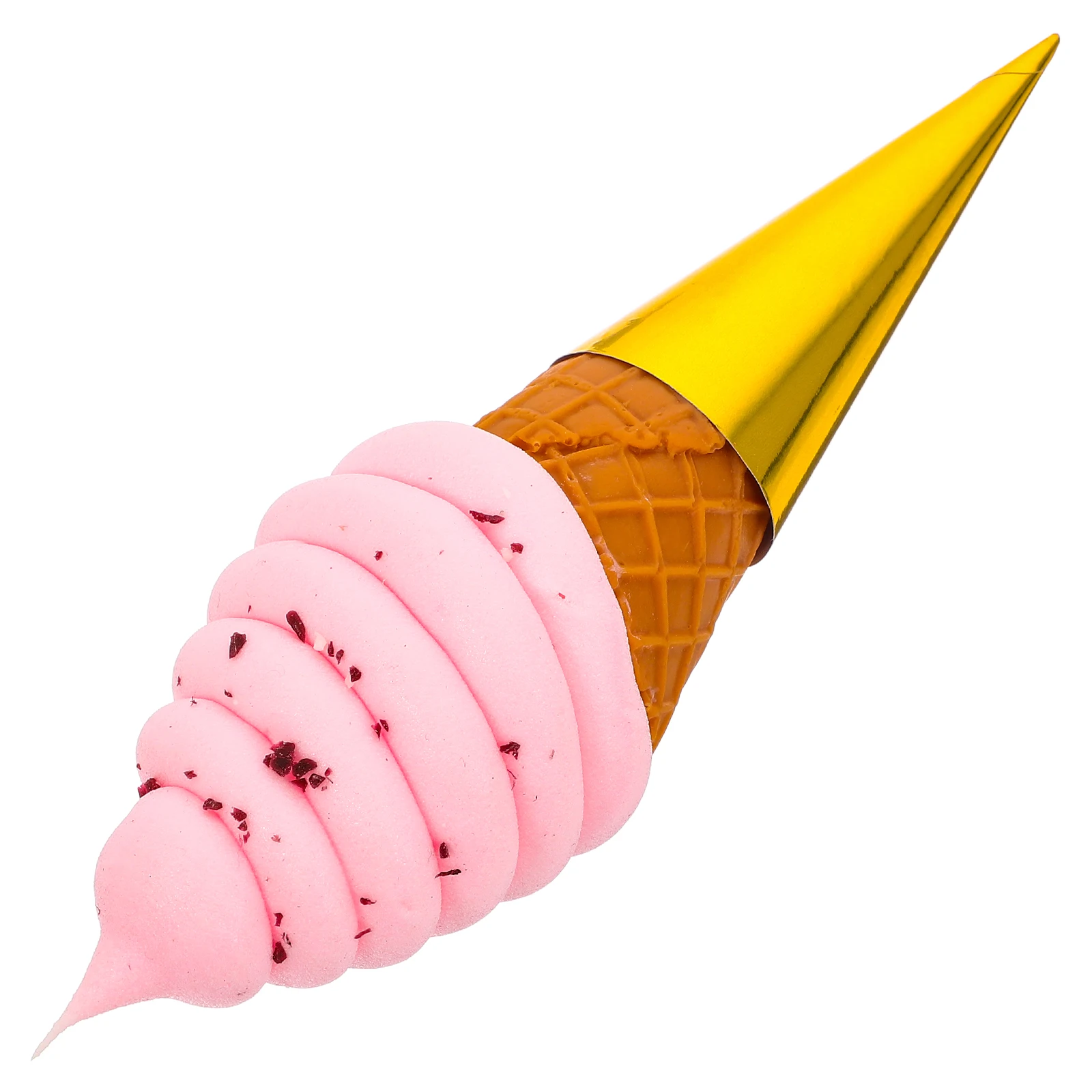 

Artificial Ice Cream Props Simulation Chocolate Cone Decor Fake Sweet Dessert PVC Realistic Model Lifelike Photo Display