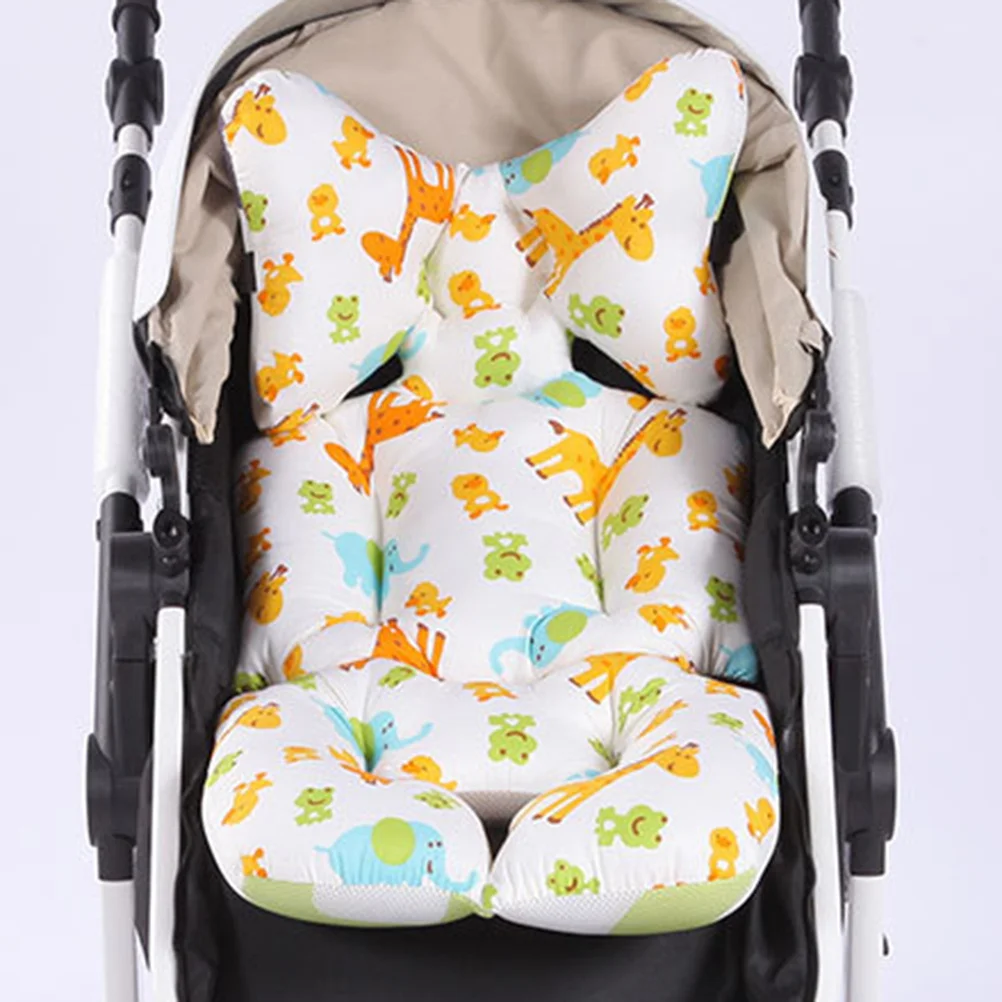 

Cotton For Baby Car Seat Pram Head Body Support Pillow Four Seasons Breathable Soft Comfortable Stroller Pram Liner Stroller