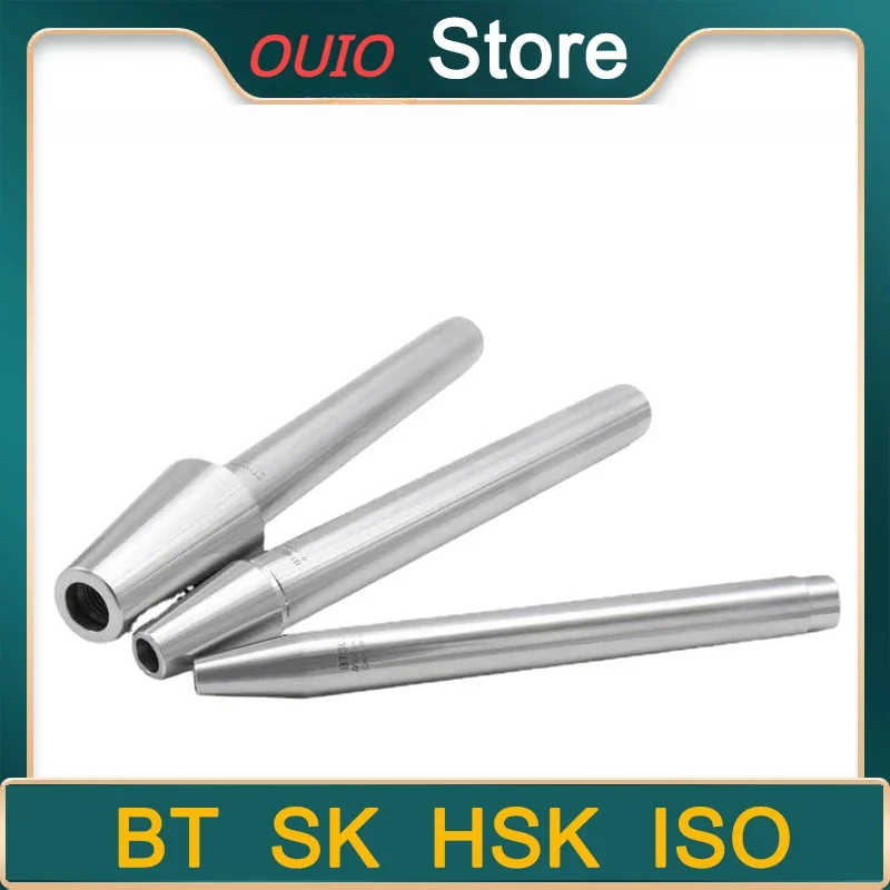 OUIO BT30 BT40 BT50 Inspection Rod ISO20 ISO25 ISO30 HSK63 HSK100A Spindle Test Rod 7:24 Taper Spindle Tool Holder Turning Tool