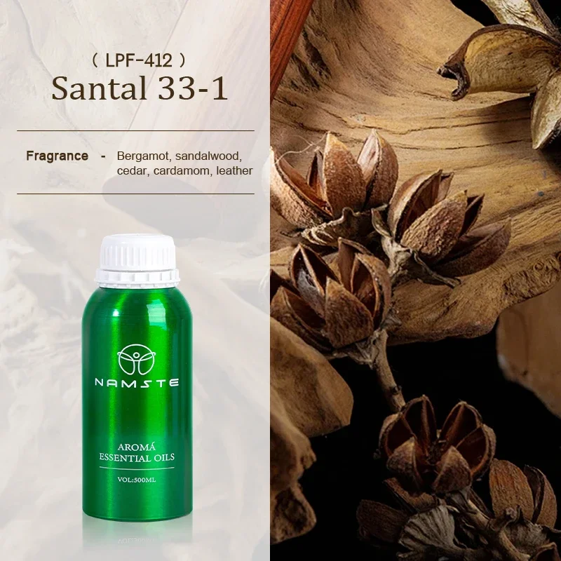 NAMSTE-difusor de Aroma eléctrico de madera Oud, aceite esencial oleoso, todo Natural, ambientadores, Colección, 500ML