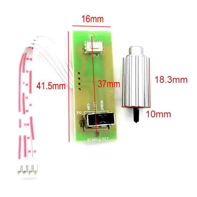 

Spektrum DX6i Roller Switch Plate Scroll Board Sensor PCB W Wire Plug Silver Plastic Part For Hobbyking ORX T-SIX Transmitter
