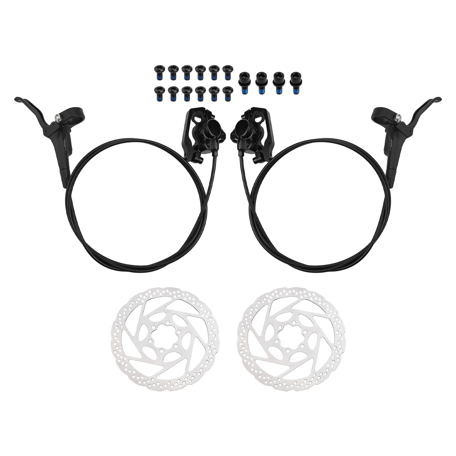 

Double Piston Brake Disc Brake Long-lasting Performance Mineral Oil Brake Optimal Tubing Length Strong Sealing Properties