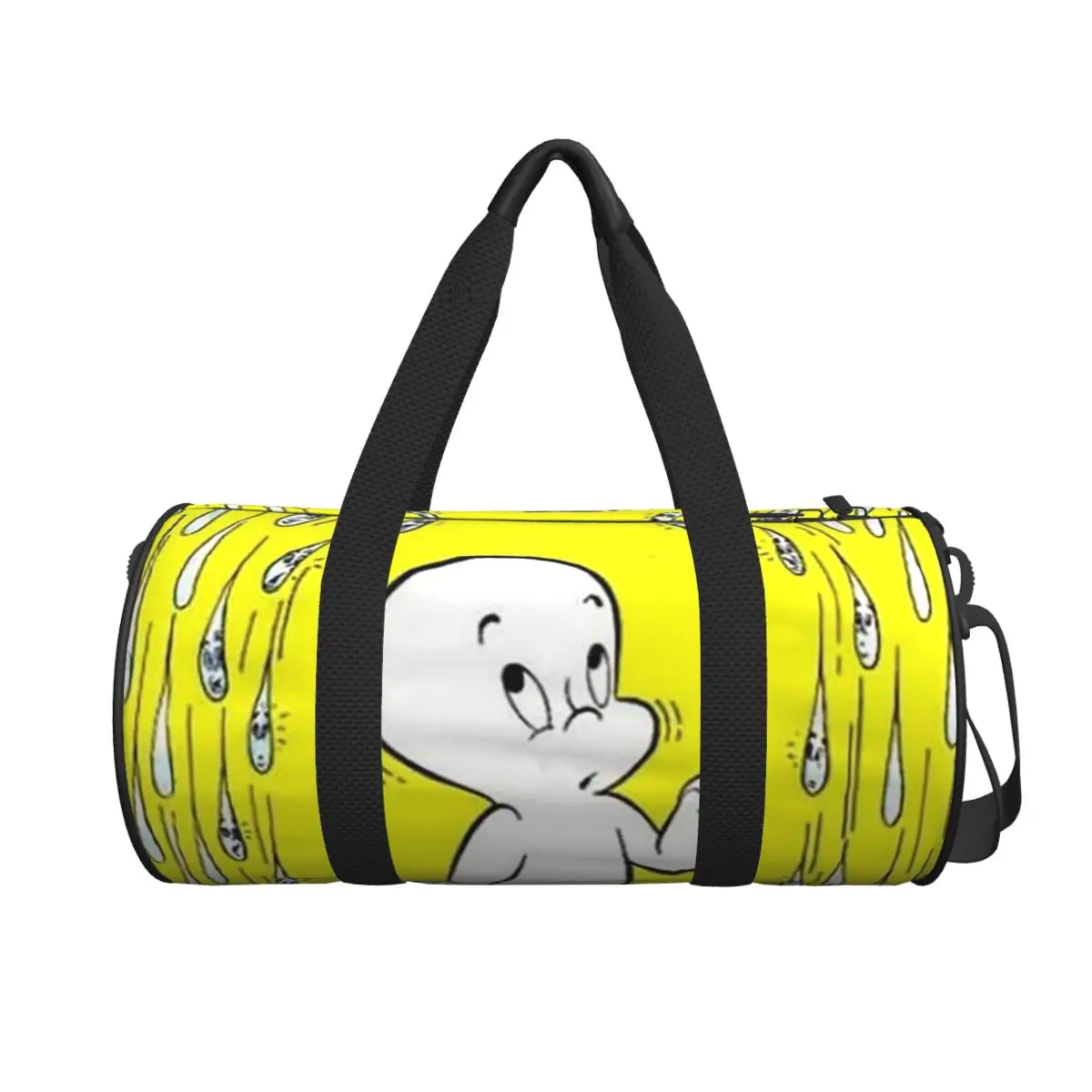 The Friendly Ghost Casper Large Duffle Gym Bag Multi-Functional Duffle Travel Bags Handbags Fitness bag