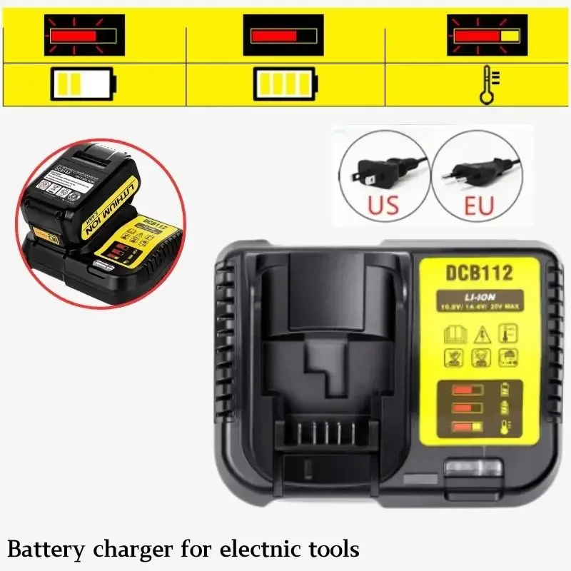 New 100% Original 18000mAh 20V for Dewalt Power Tool Battery DCB200 20V 18.0Ah Battery DCB206 20V Battery DCB205 DCB200