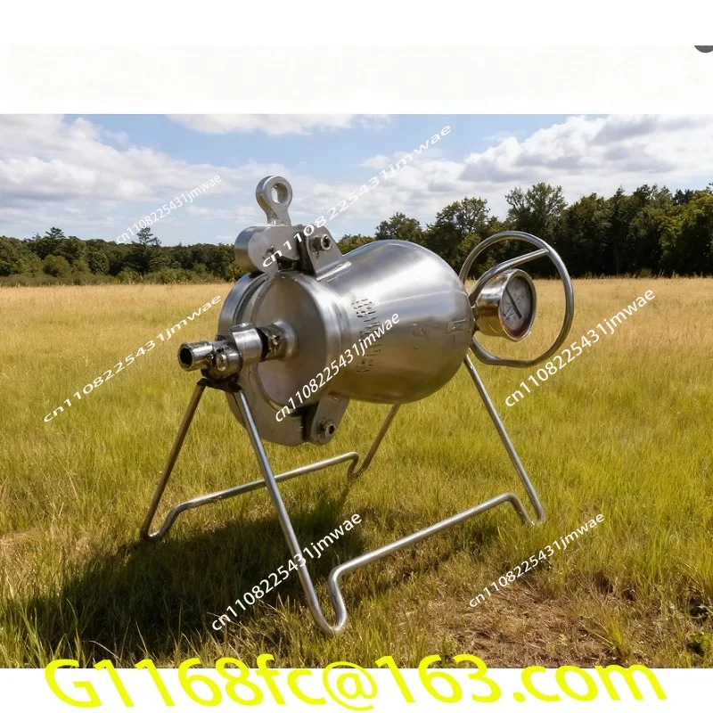 Household Old-fashioned Rice Flower Machine, Grain Amplifier Machine, 720ml Hand Cranked Puffing Rice and Corn Machine