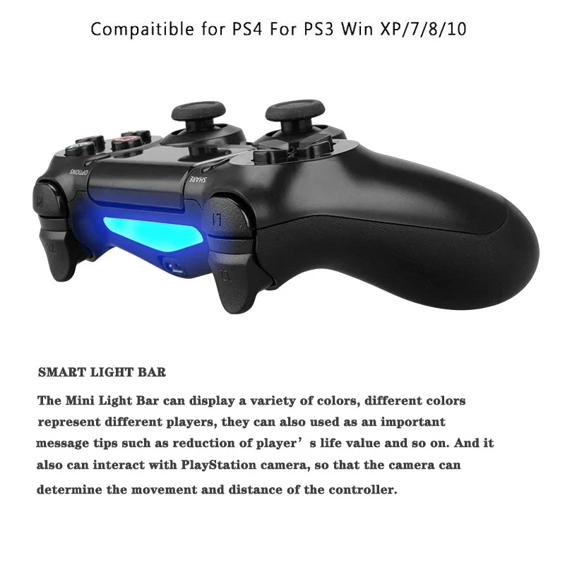 Controller Wireless per PS4 supporto Bluetooth Wireless Gamepad Joystick Console Joypad per PS4 PC Android per Play Station 4