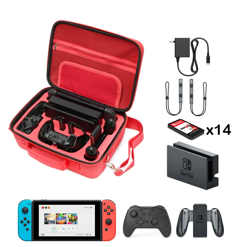 2021 Classic Travel Protective Case for Nintendo Switch OLED Storage Bag Portable Carrying Case NS Switch Game Accessories