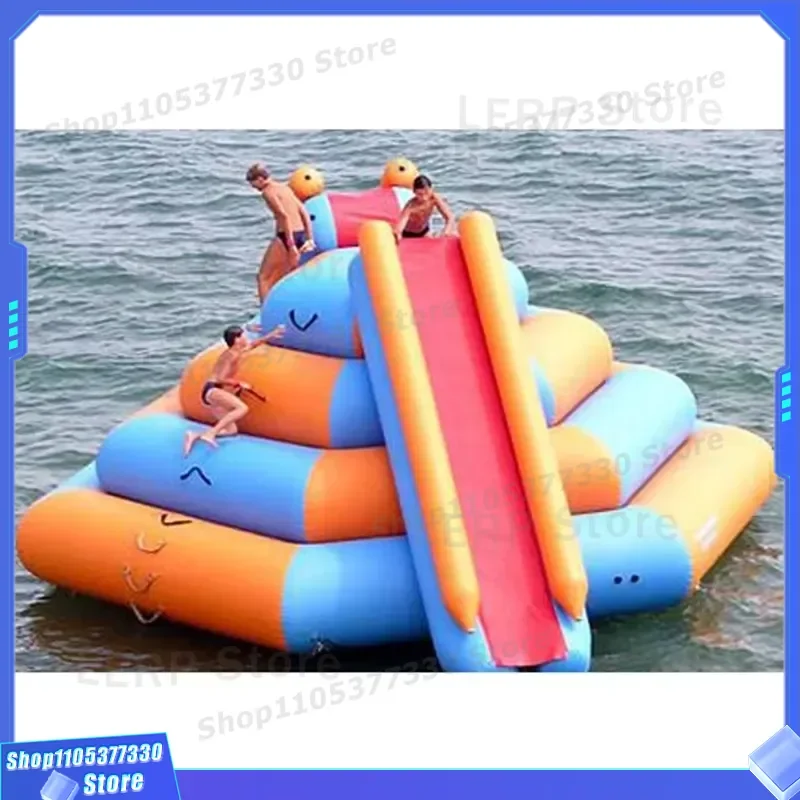 Factory Custom Inflatable Floating Water Climbing Mountain Slides with Best Price
