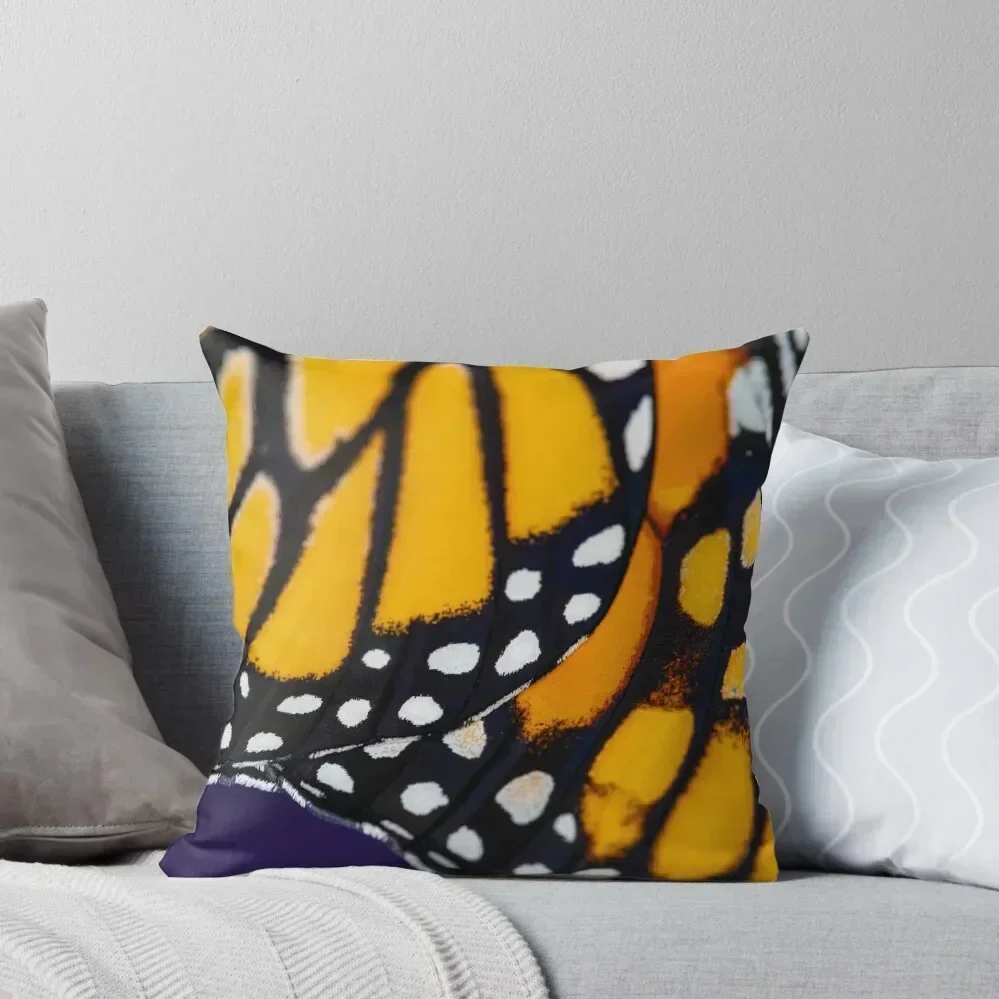 

Monarch Lover Wing Detail Photograph Throw Pillow Christmas Cushion For Home Decorative pillowcase pillow