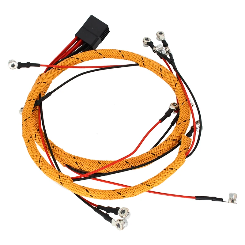 3054893 New Fuel Injector Wiring Harness 305-4893 Compatible with Cat Excavator E320D 320D Engine C6.4