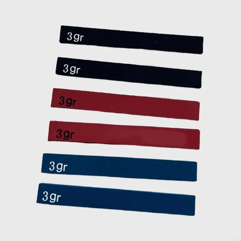 

2Pcs Tennis Racket Weight Balance Strips Racquet Balancers Silicone Tennis Racquet Tape Adhesive Racket Weight Tape