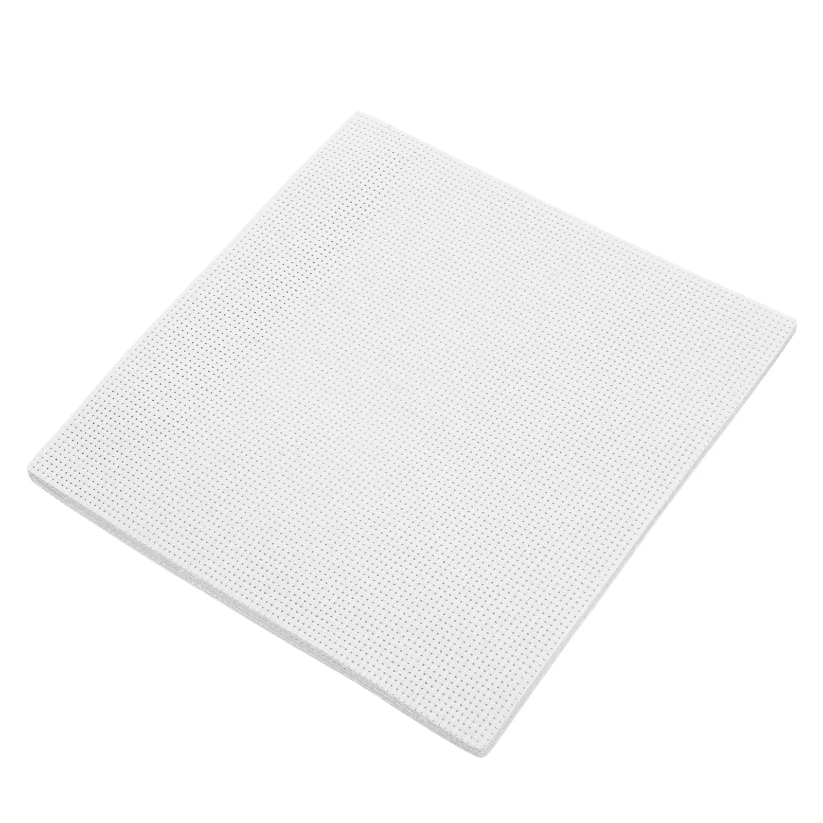 

10Pcs 11ct Cotton Embroidery Fabric Cross Stitch Grid Cloth Square Sheets for DIY Sewing Crafts Projects Embroidery Stitch
