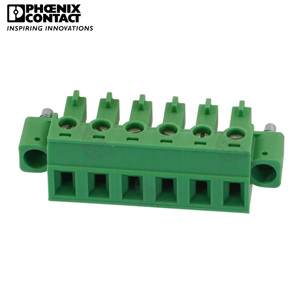 

5.08mm Original Genuine Phoenix Contact Connector PCB Pluggable PLUG-IN Terminal Block 6 Pin MC 1.5 STF 5.08 1847398 8A 320V