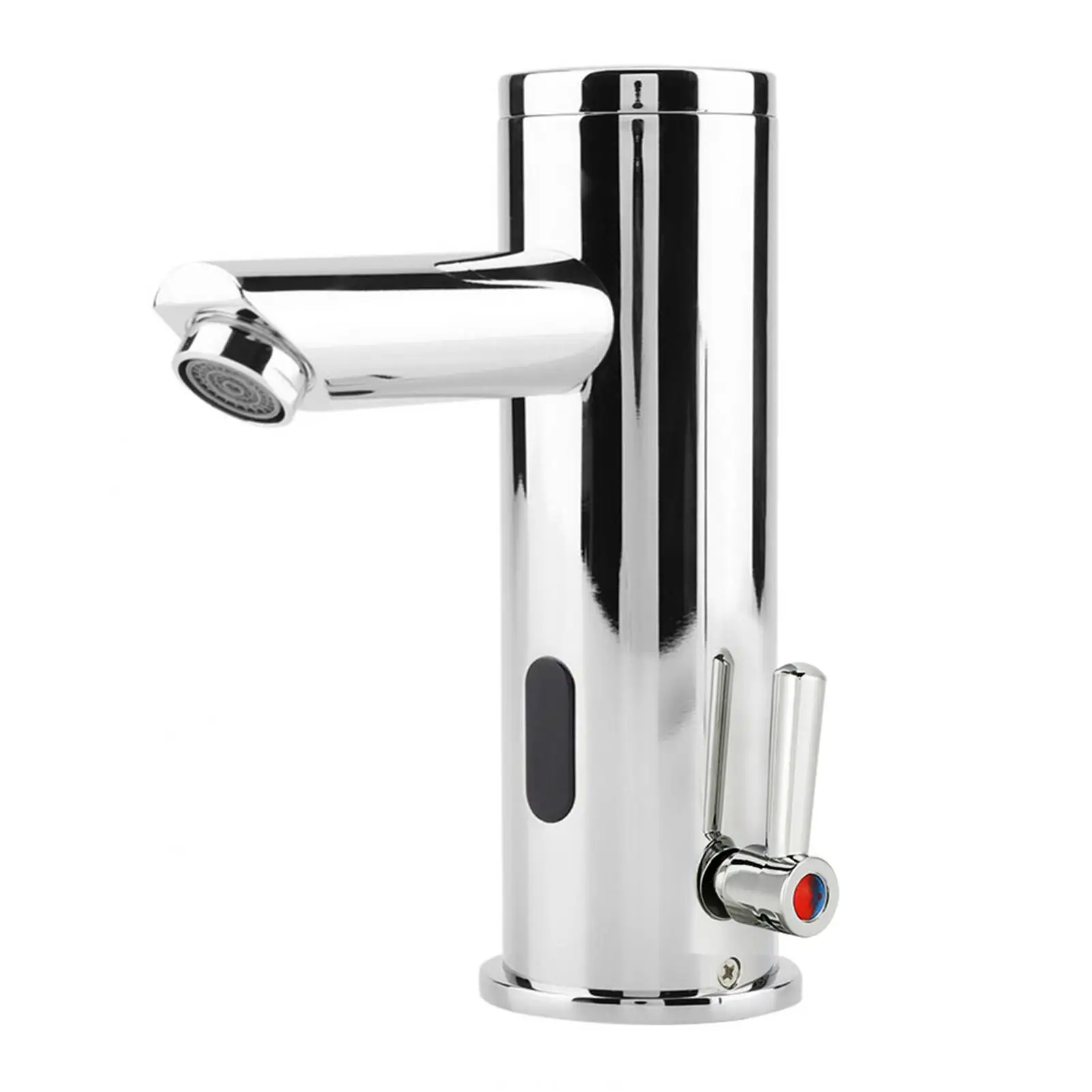 مستشعر الأشعة تحت الحمراء الأوتوماتيكي للحمام والمطبخ وصنبور نحاسي ساخن وبارد بمقبض واحد وحنفية خلاط مياه نحاسية