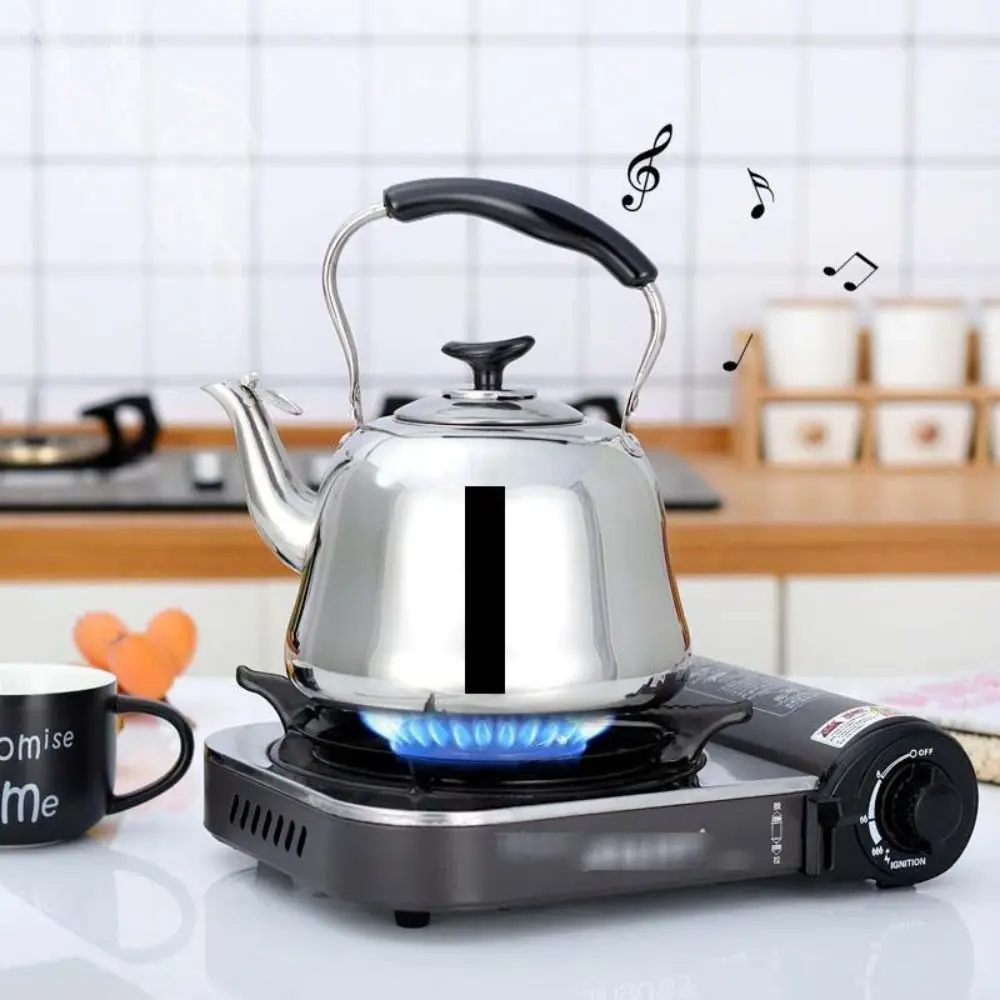 

1/2/3L Whistle Tea Kettle Stainless Steel with Filter Boiling Water Kettle Thickened Rust-proof Teapot Induction Cookers